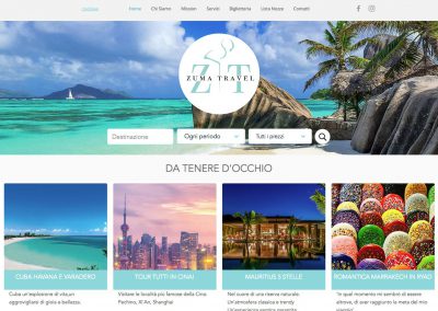 Travel Agency Homepage